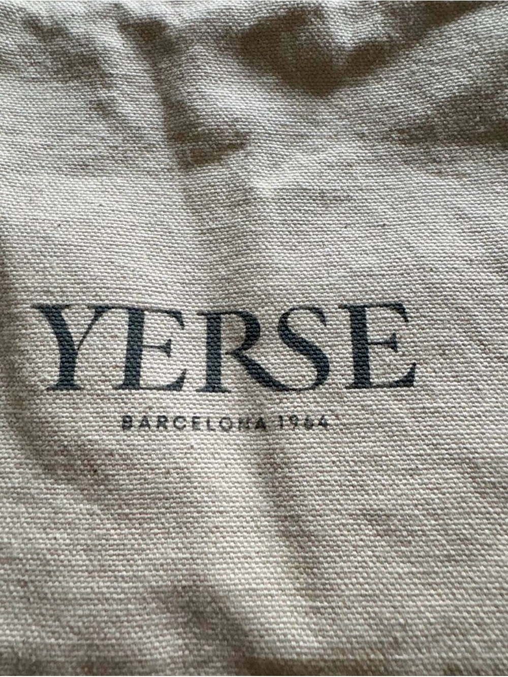 YERSE Canvas Tote Bag in Natural